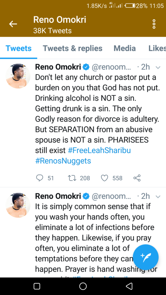 Drinking Alcohol is Not A Sin—Reno Omokri
