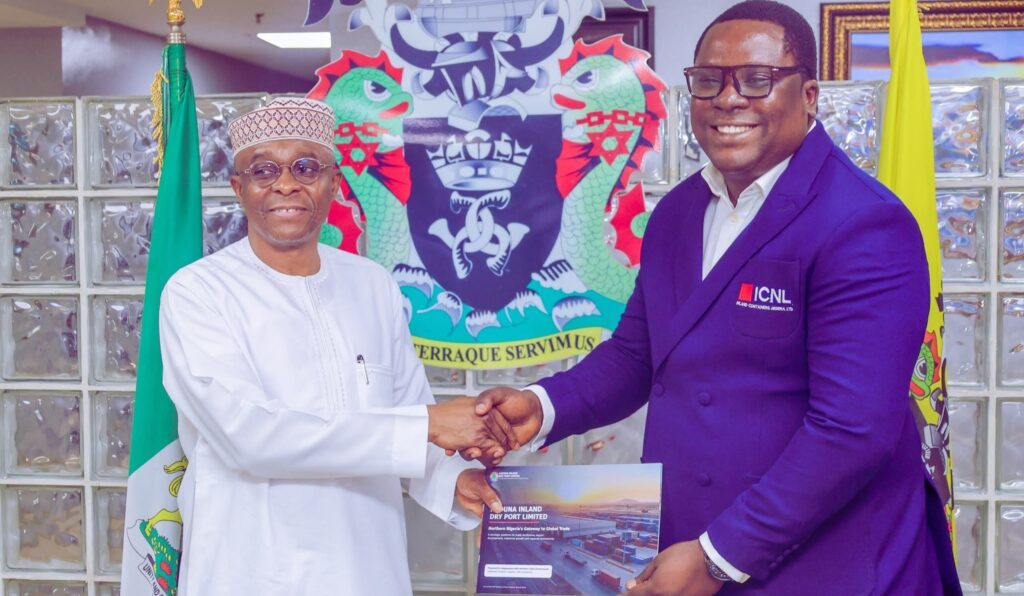 Managing Director of NPA, Dr Abubakar Dantsoho (left) and the CEO of ICNL, Mr. Omotayo Dada