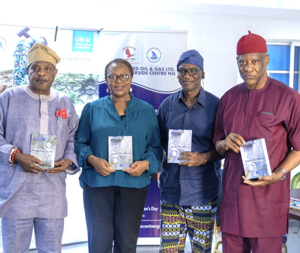 R-L: Capt Emmanuel Iheanacho, Pelu Awofeso, Dr Hope Orivri, and Chief Basil Opara