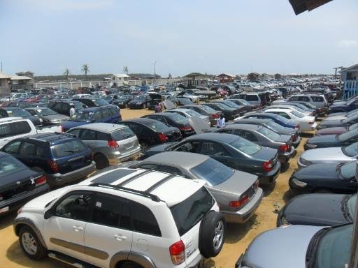 File image of imported vehicles